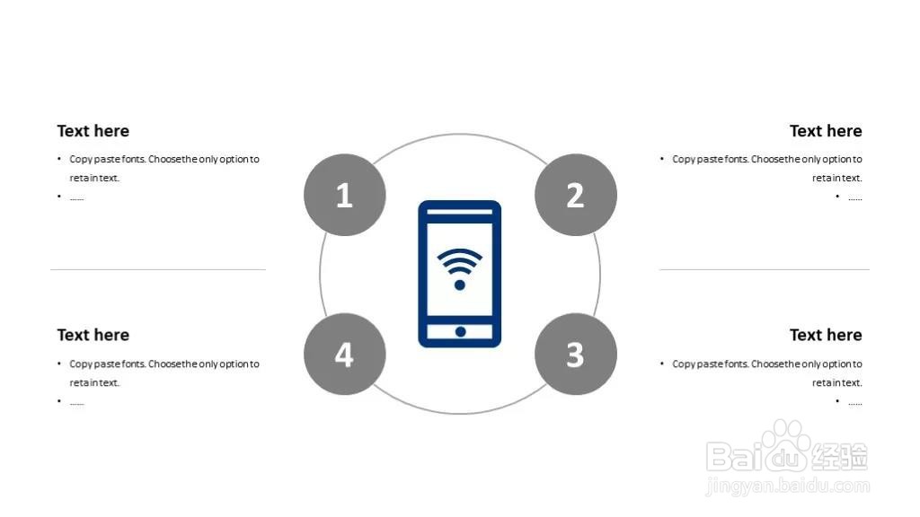 【iSlide】利用PPT自带的SmartArt 制作环形图表
