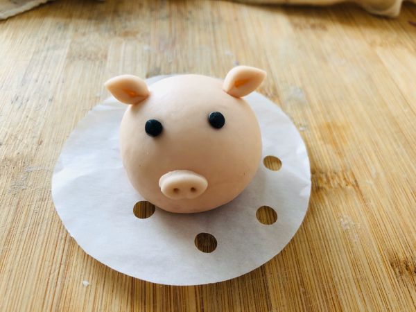 #美食视频挑战赛#小猪馒头