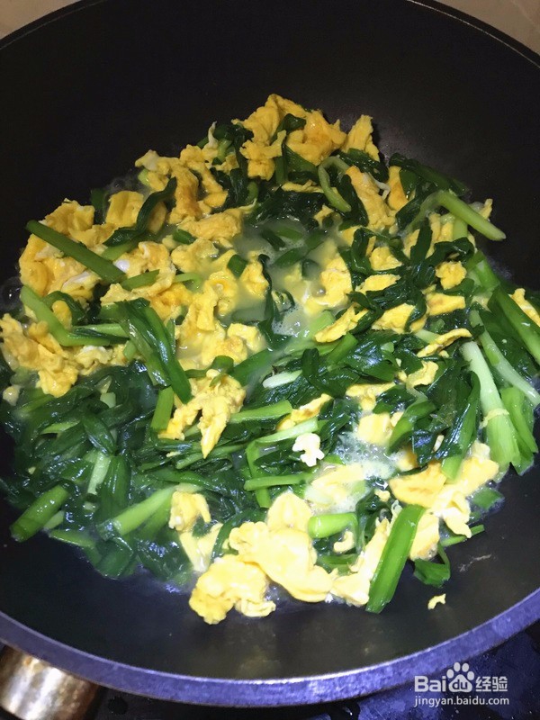 韭菜炒鸡蛋做法