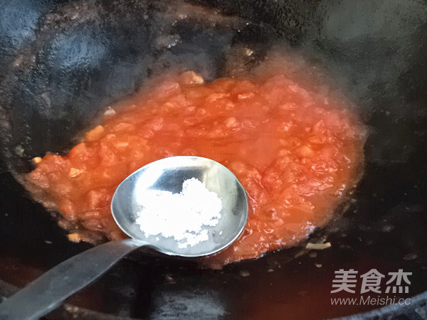 茄汁金针菇的做法