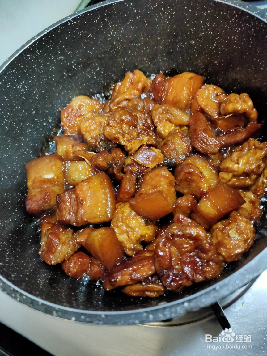 不费事做桂花红烧肉