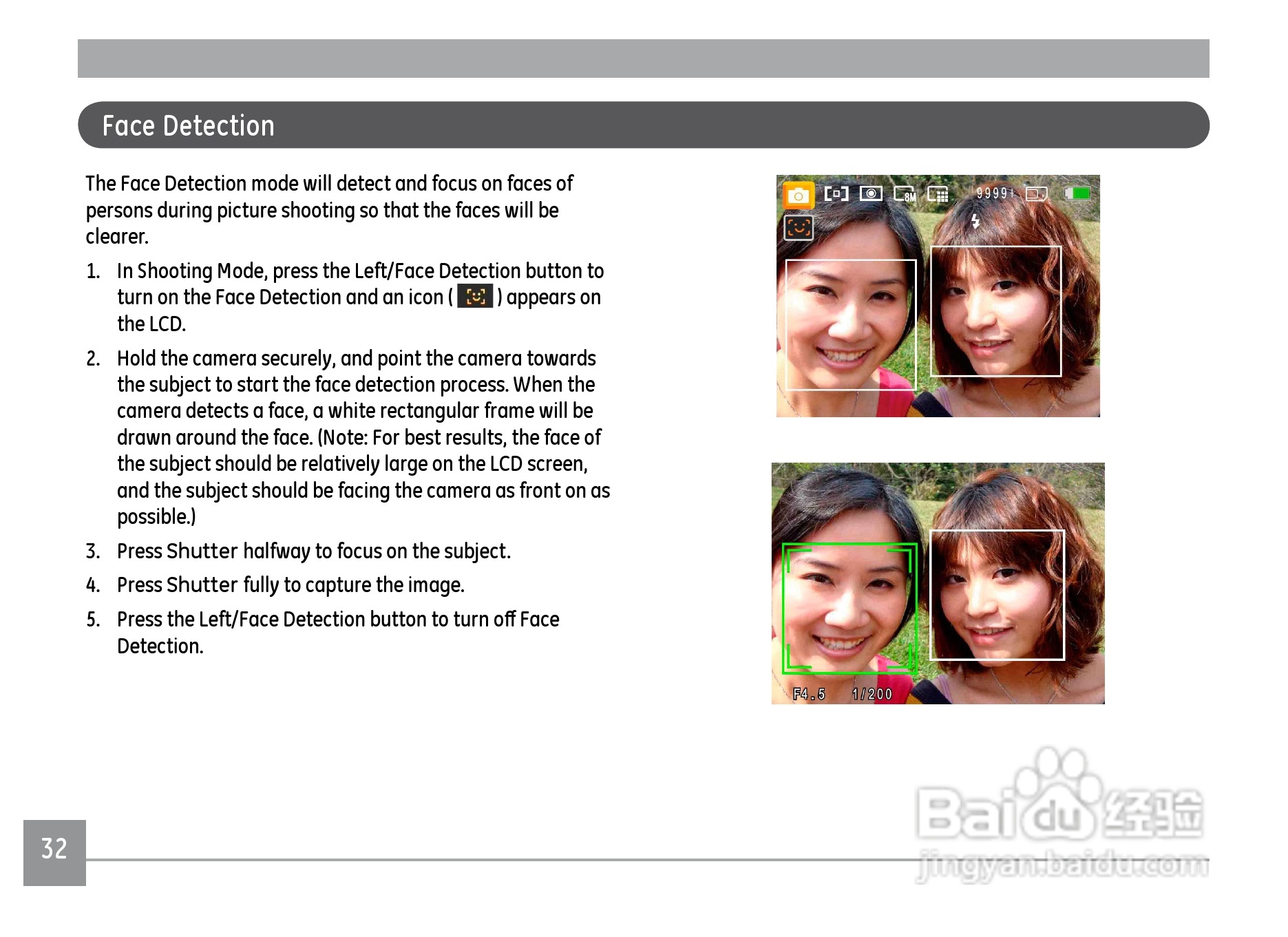 GE通用C1033数码相机说明书:[4]