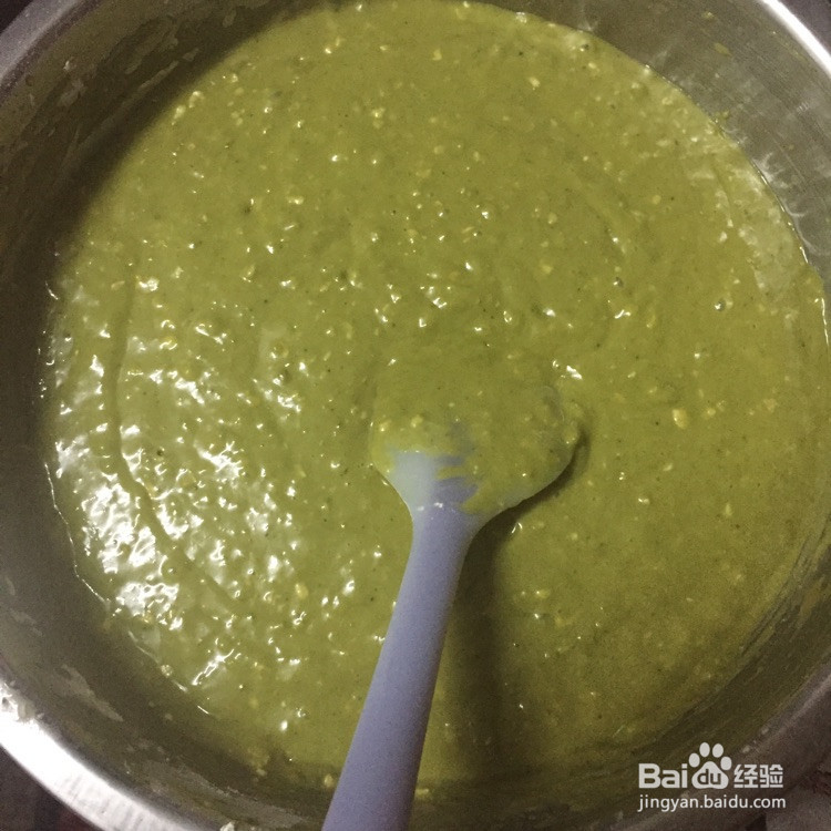 抹茶燕麦马芬蛋糕的做法