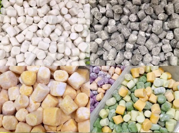 自制彩色Q弹果蔬芋圆