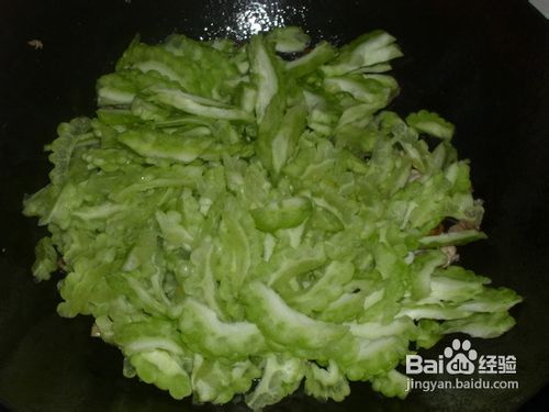 苦瓜炒肉丝