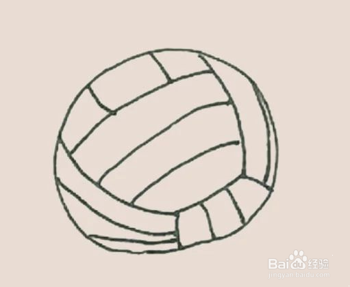 简笔画之排球