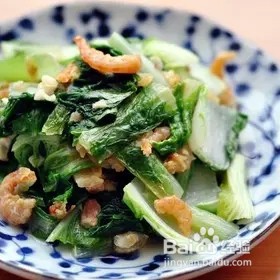 奶白菜炒海米