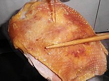 【2011菜展】年菜之五脆皮清香的-----香油白斩大公鸡