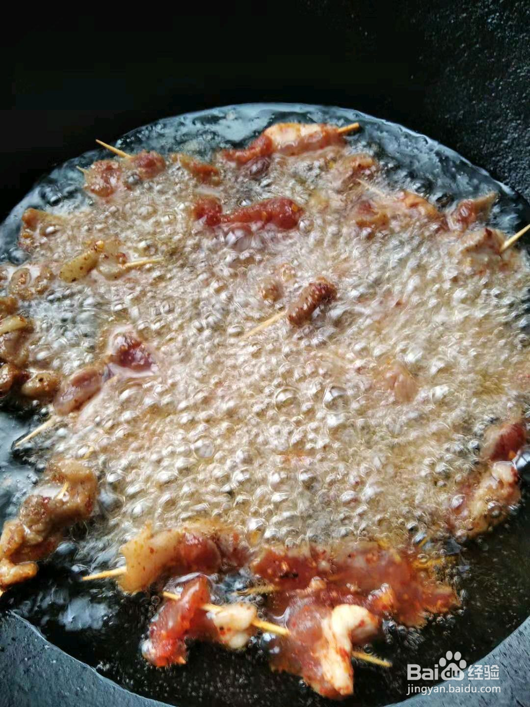 好运连连牙签肉的做法