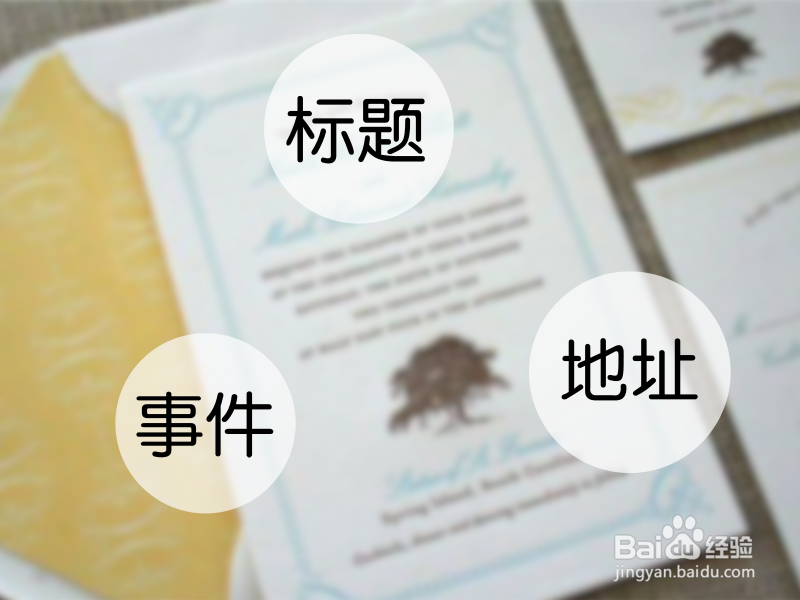 如何设计制作一张邀请函