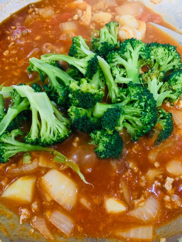 虾仁肉酱意大利面
