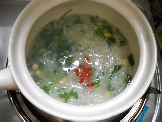 荠菜黄豆粥