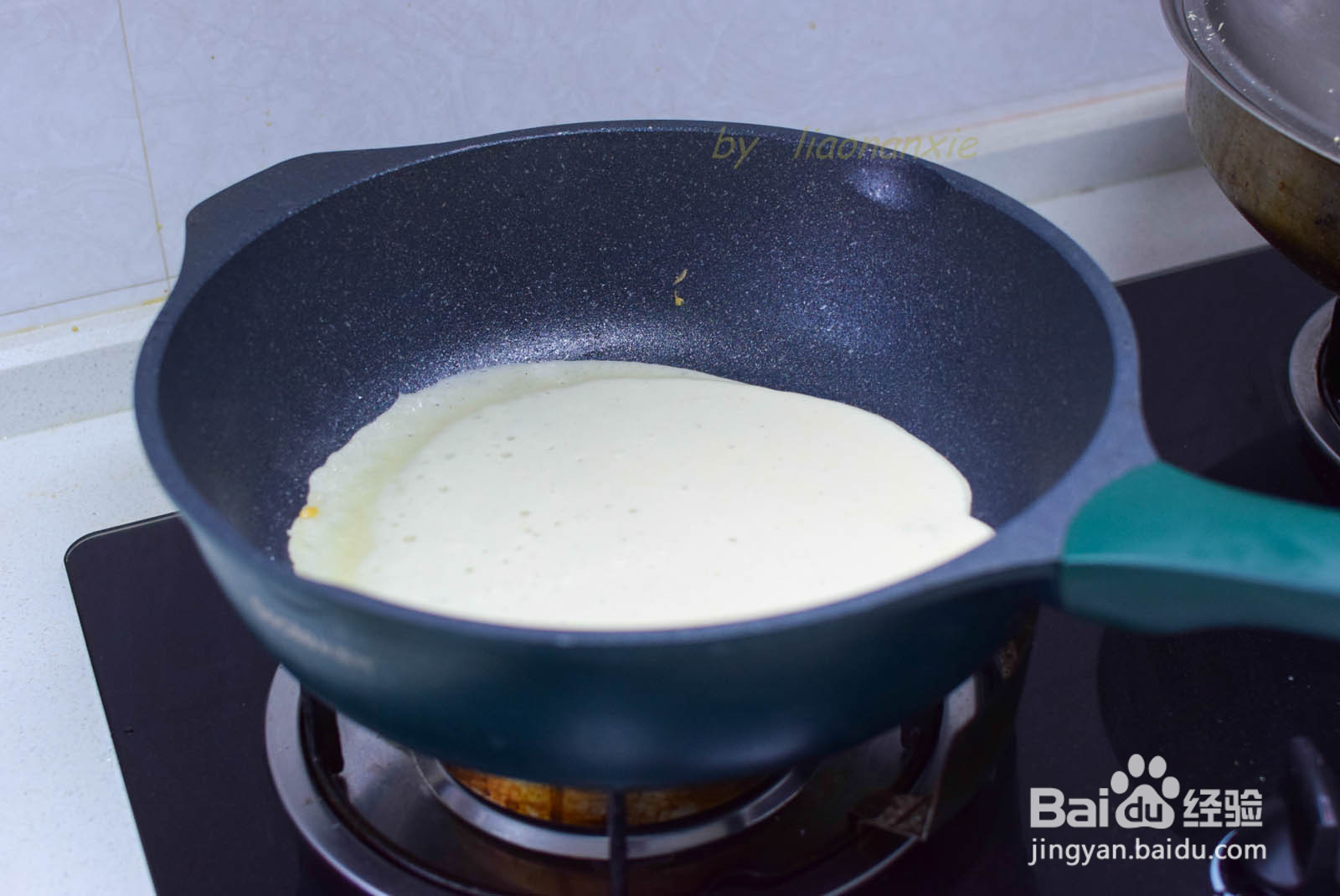 快手早餐鸡蛋饼的做法