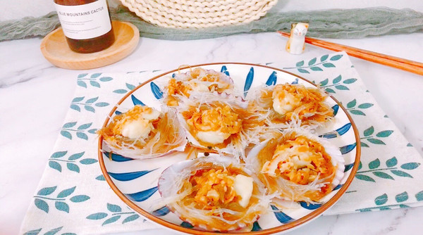 蒜蓉粉丝蒸扇贝