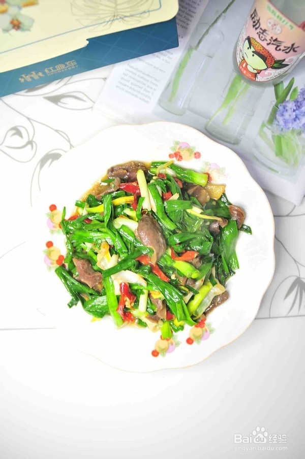 大蒜炒鸭肫的做法