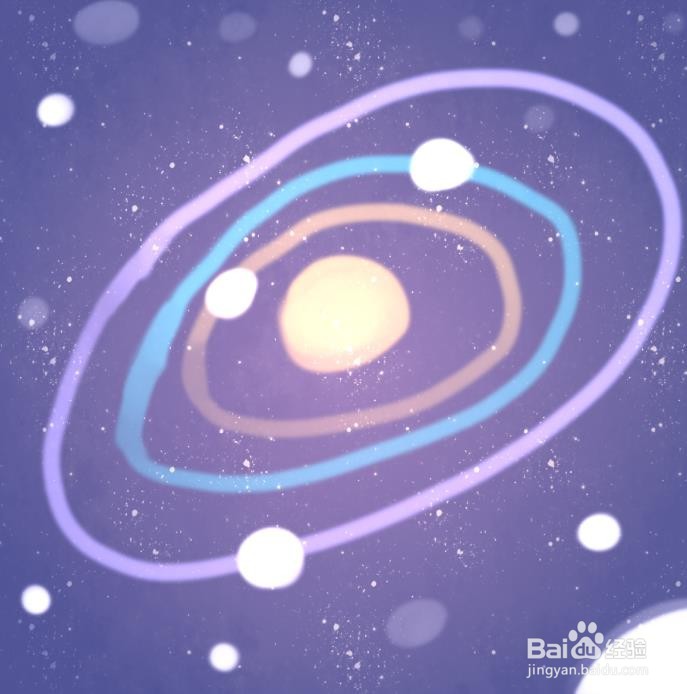 外太空怎么画