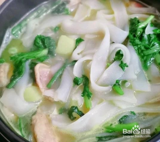 咖喱河粉汤的做法