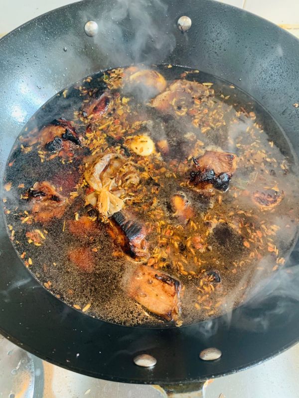 红烧排骨炖土豆板栗