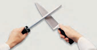 怎样使用磨刀棒(Steel)