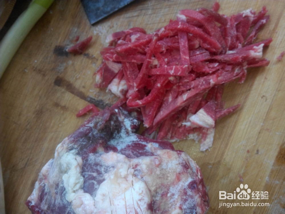 牛肉爆炒黄瓜丝