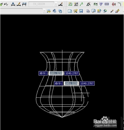 用CAD2020如何绘制花瓶