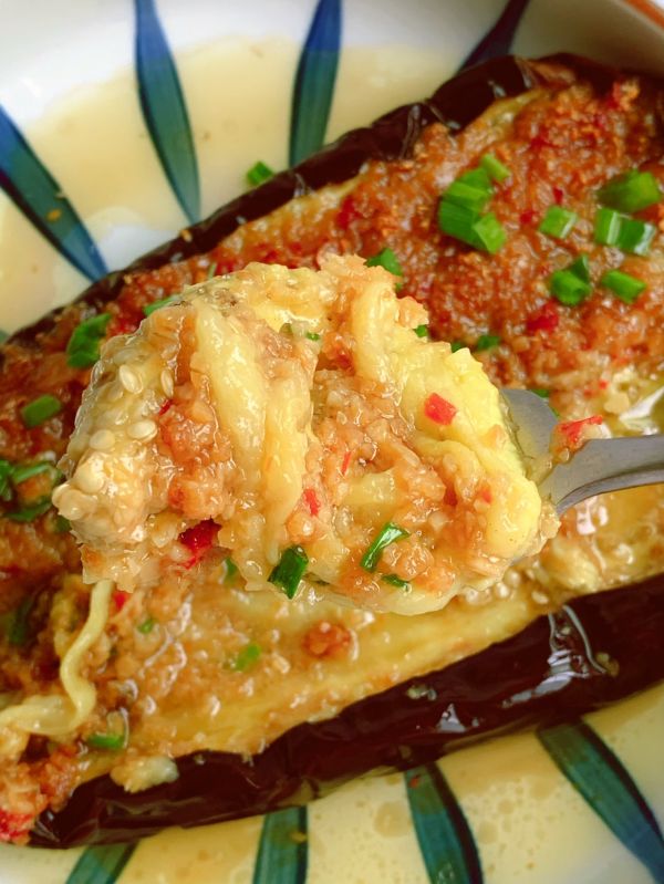 秒杀烧烤摊蒜蓉烤茄子