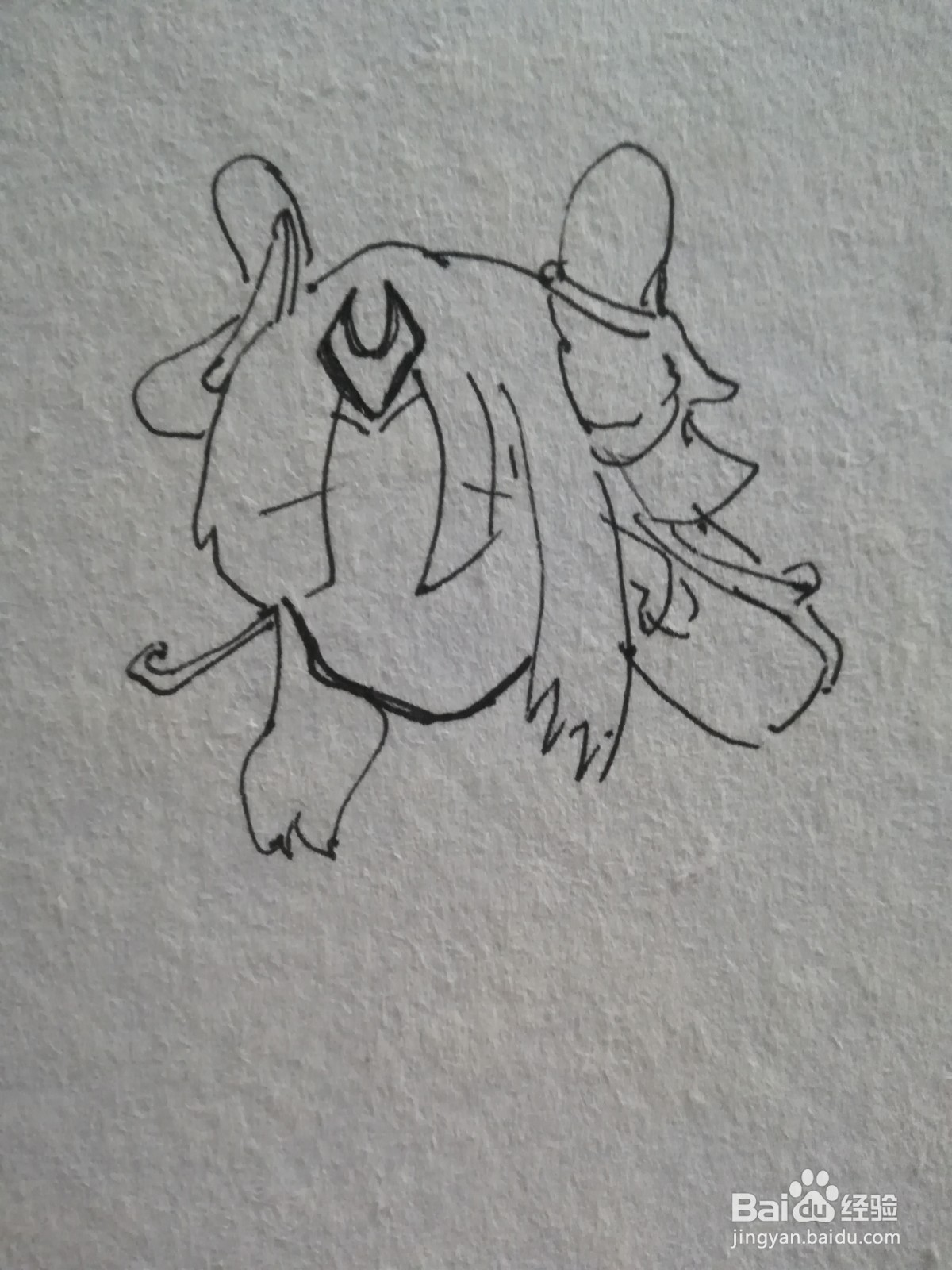 王者荣耀嫦娥简笔画