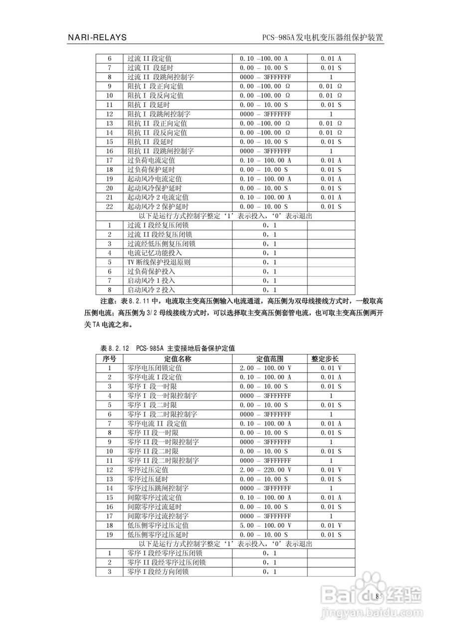 国瑞继保PCS-985A发电机变压器组保护装置技术说明书:[10]