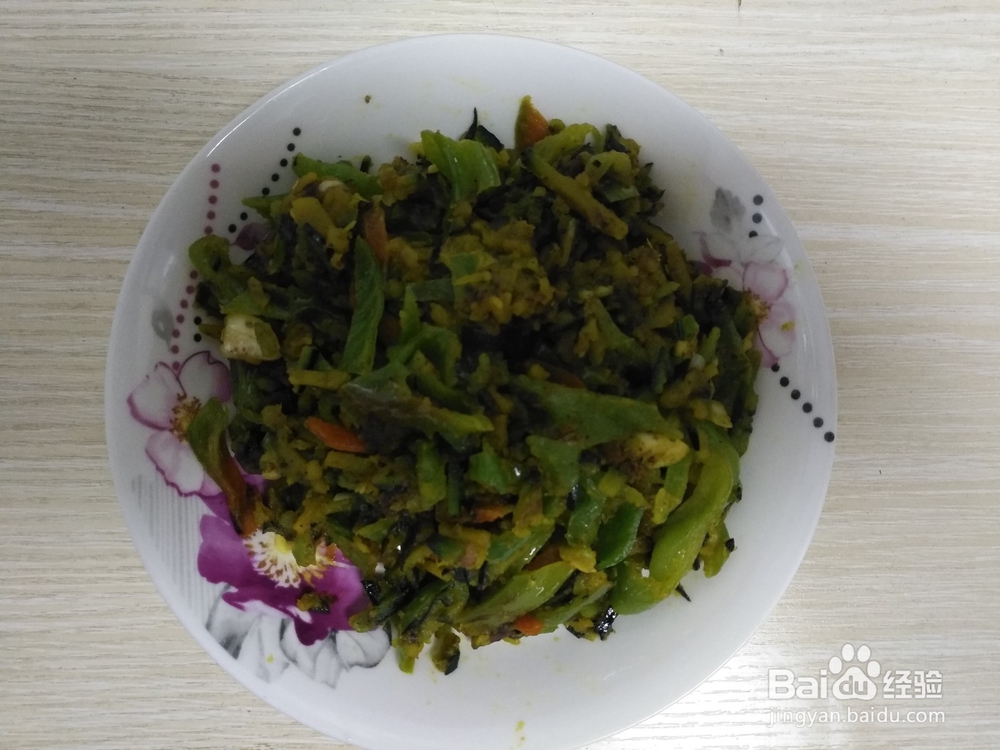 小南瓜丝炒青椒的家常做法