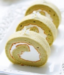 【茶香蛋糕卷】