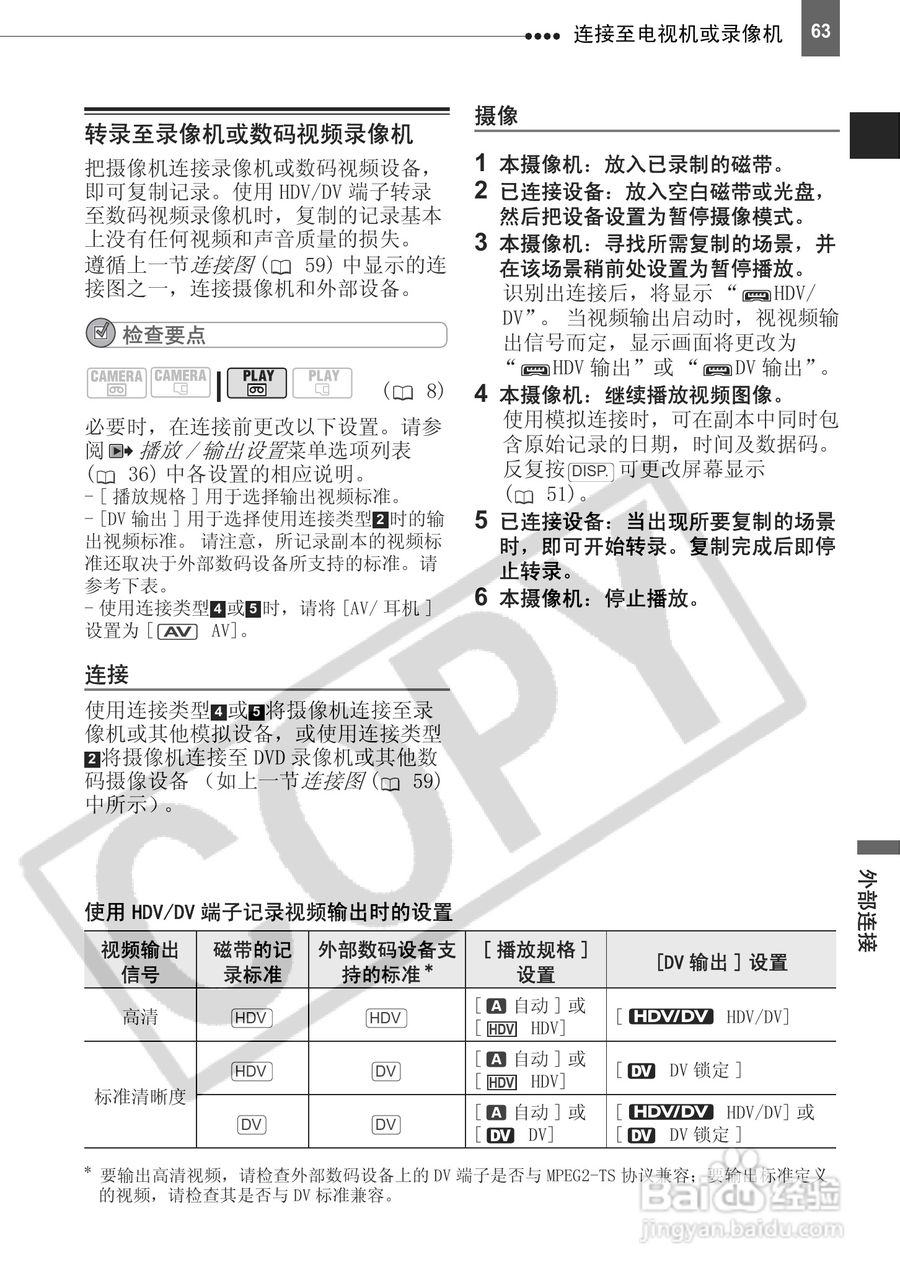 佳能HV20数码摄像机使用说明书:[7]