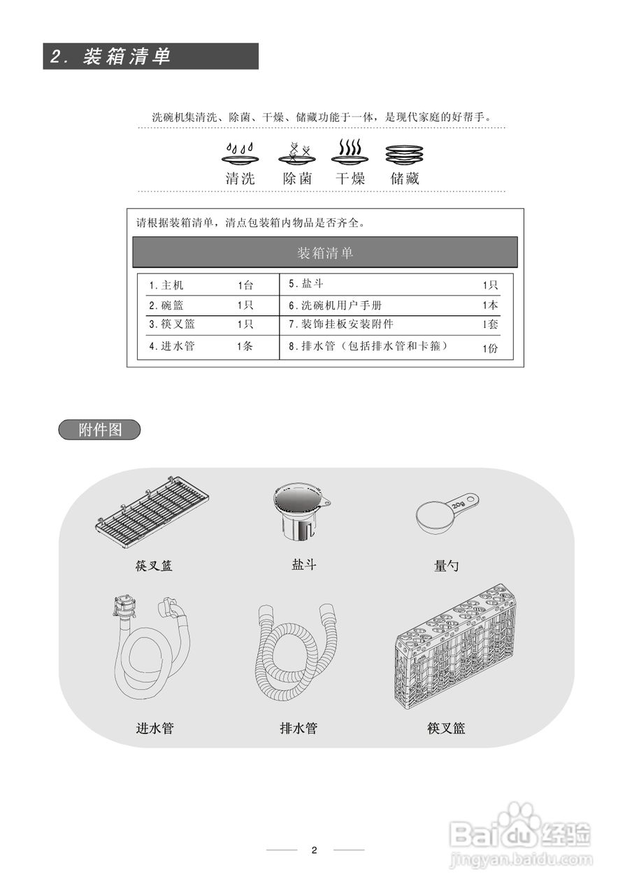 美的洗碗机WQP6-3305-CN说明书:[1]