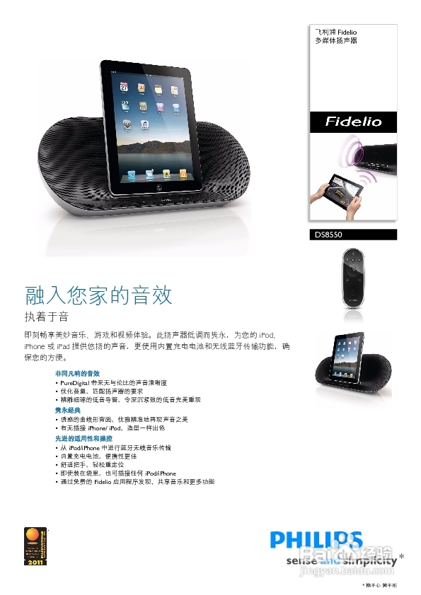 PHILIPS DS8550音响用户手册