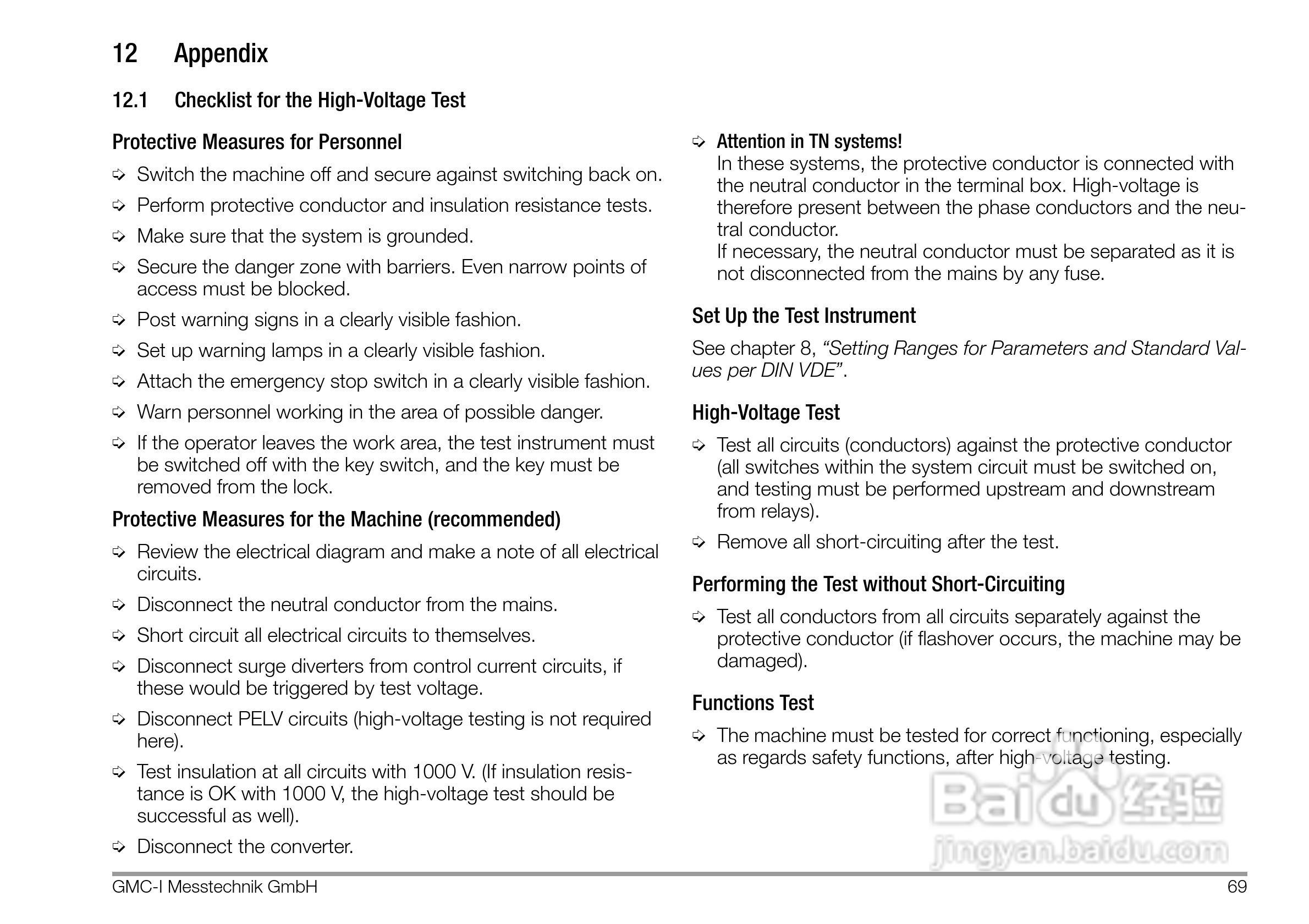 PROFITEST 204安规测试仪使用说明书:[7]