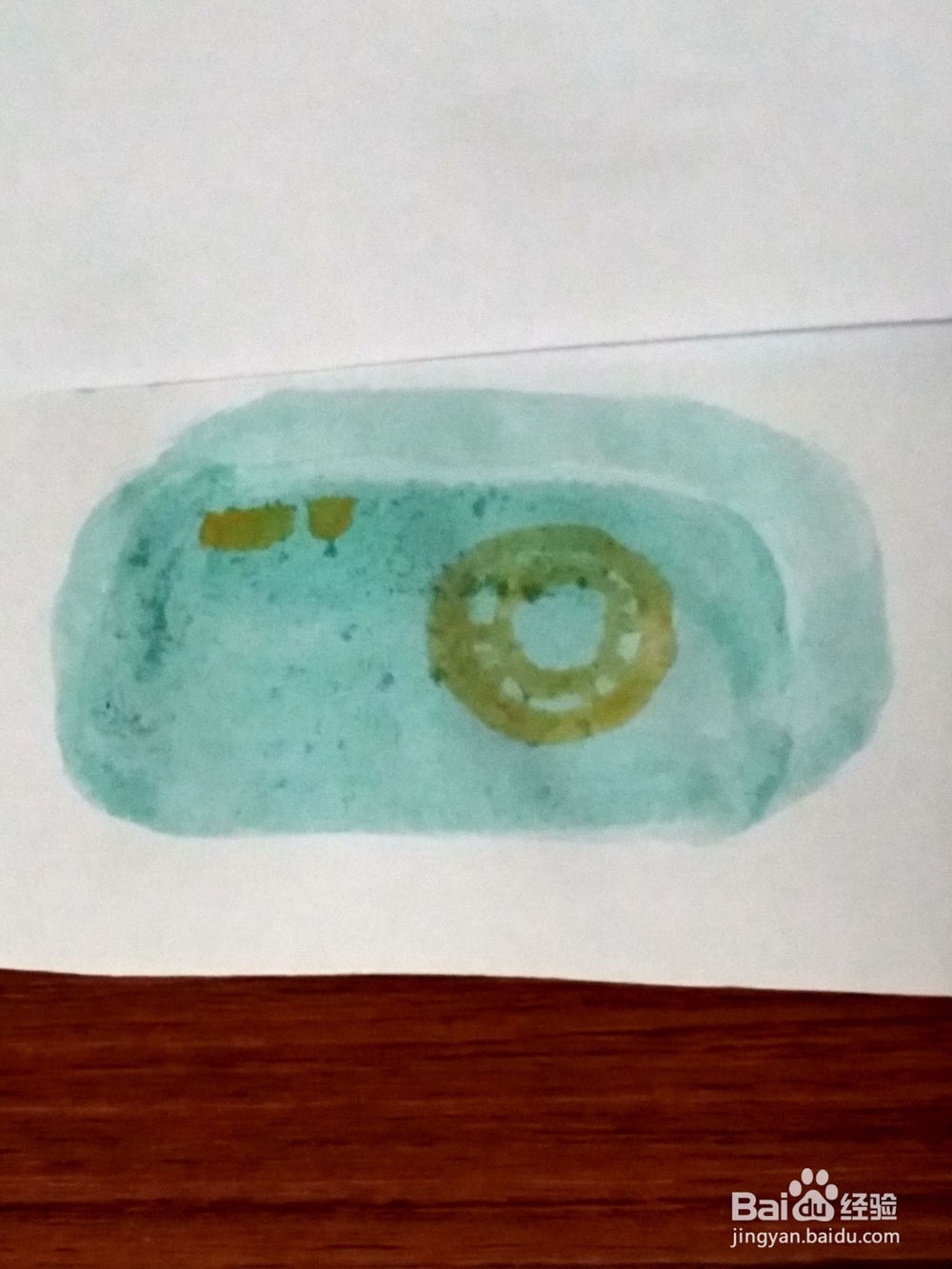 收音机 水粉画 详细步骤教程