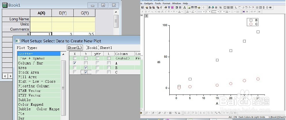 origin如何拟合多组数据