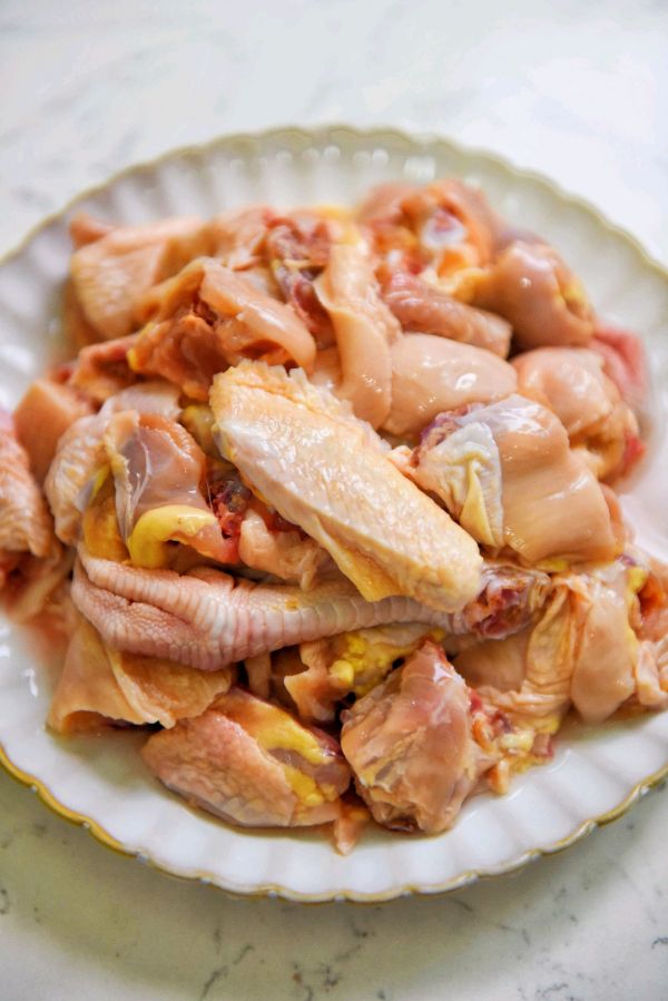 花雕火腿蒸土鸡