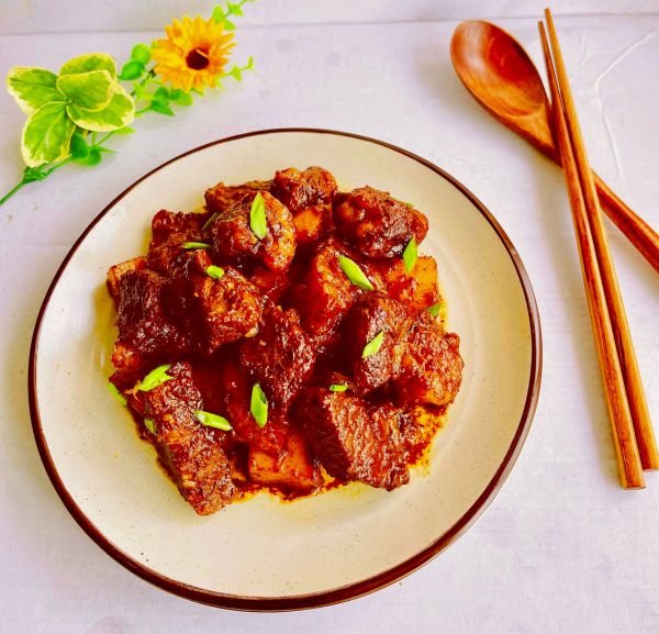 土豆番茄炖牛腩