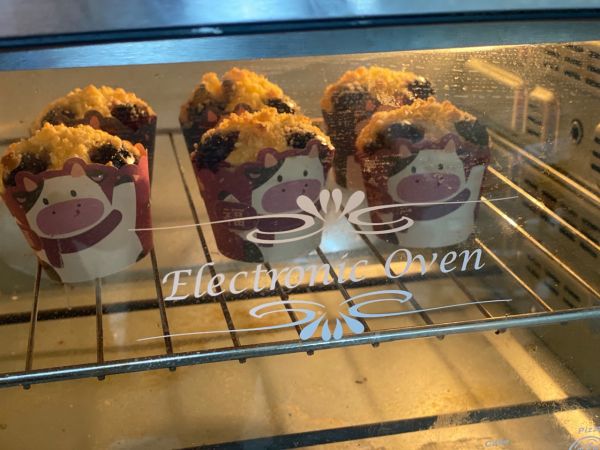 0卡甜品蓝莓玛芬蛋糕