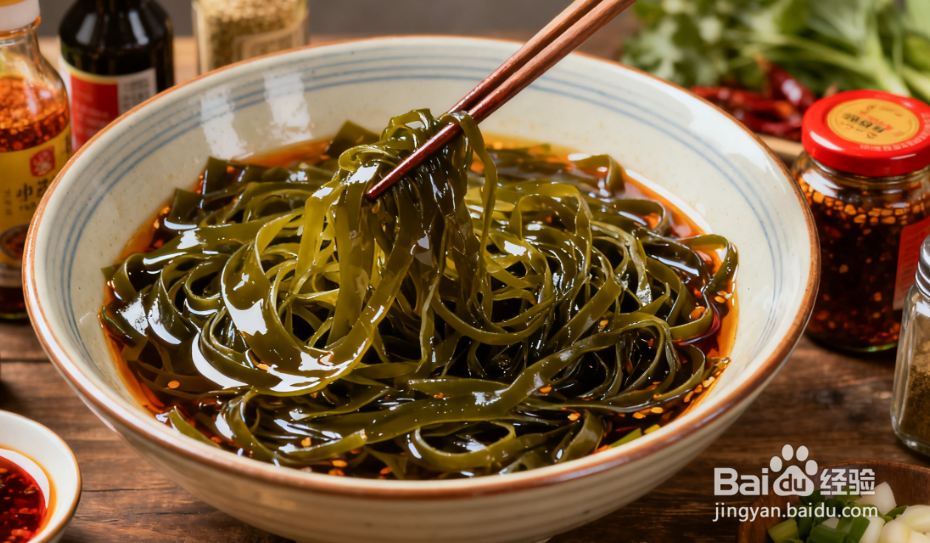 凉拌海带丝：脆爽开胃，去腥味小技巧，超下饭