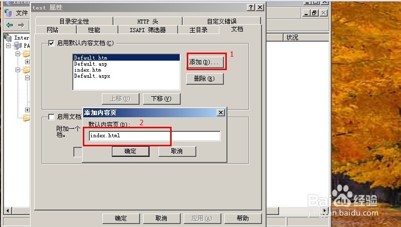 iis新建网站即网站配置