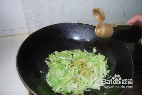 清炒包菜丝的作法