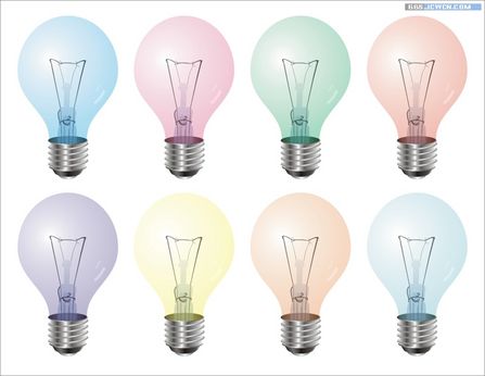 CorelDRAW打造七彩灯泡