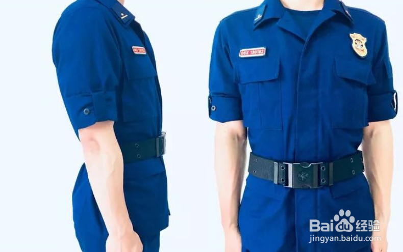 作训服怎么挽袖子