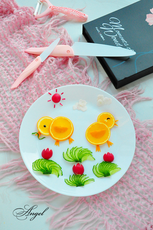 小黄鸡果盘的做法