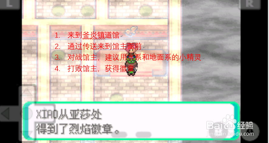 口袋妖怪绿宝石攻略-第四枚徽章