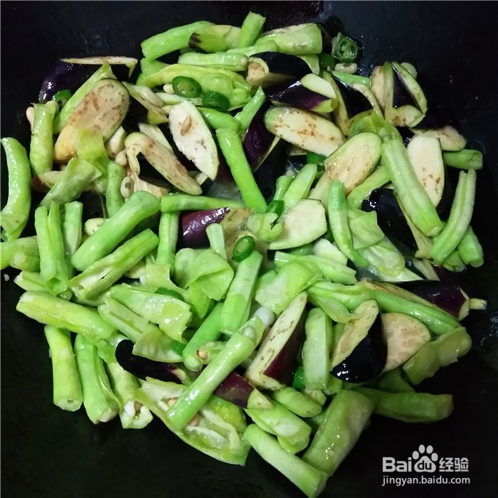 茄子烧豆角的做法