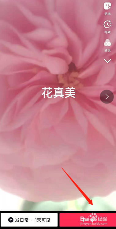 抖音上发照片怎么配文字说话