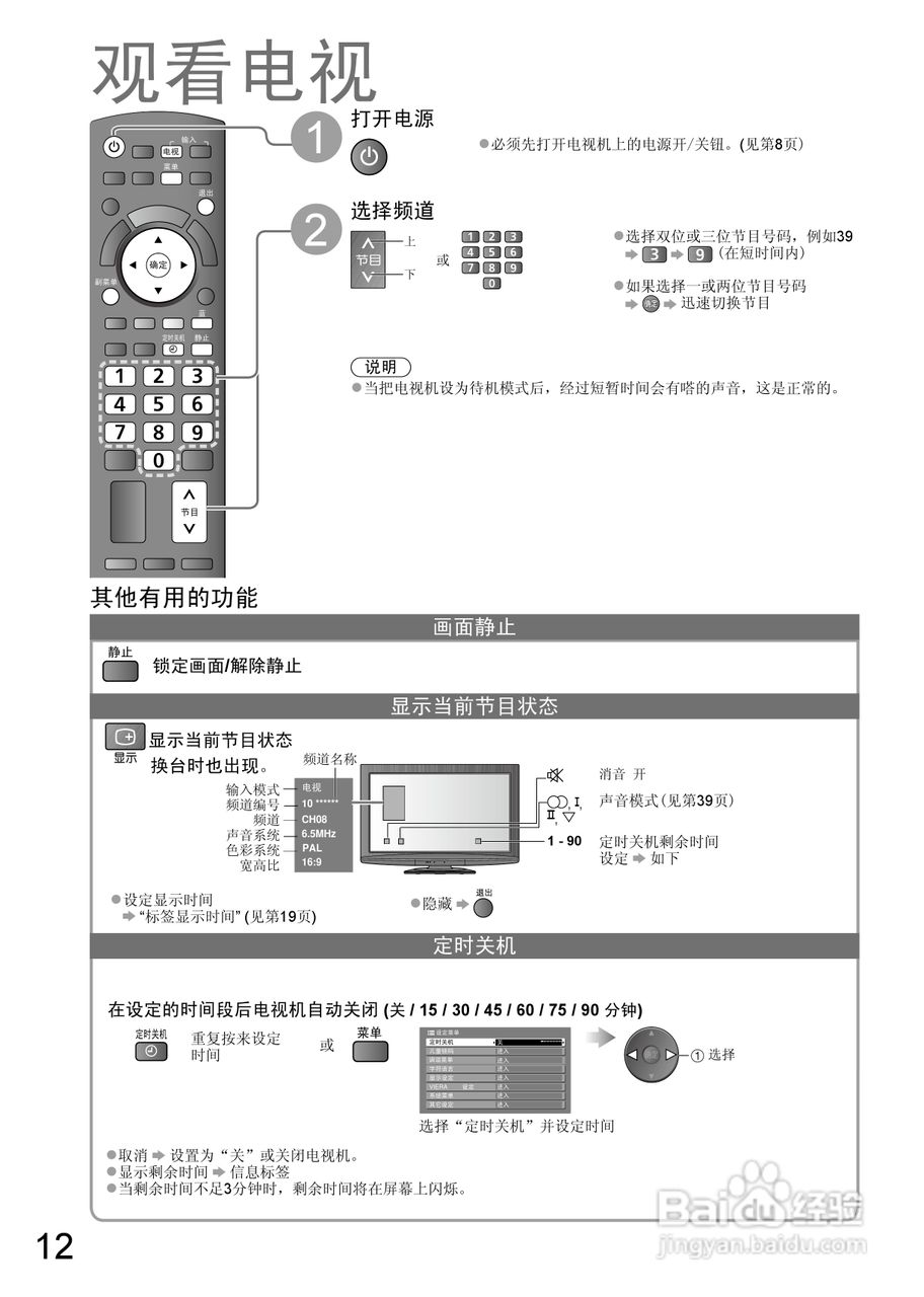 松下TH-L32X15C液晶彩电使用说明书:[2]
