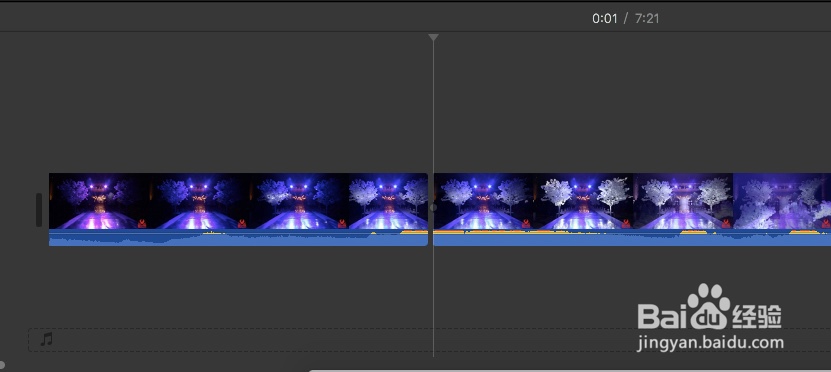苹果笔记本OS系统中APP“iMovie”的具体操作
